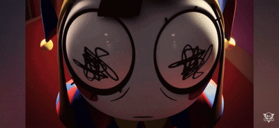 Cartoon Character Eyes Close Up With Cartoon Network Watermark GIF