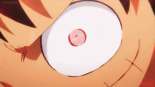 Cartoon Character Eyes With Red Center