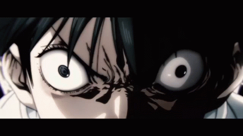 Cartoon Character Face Close Up Black Background