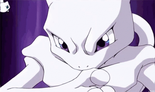 Cartoon Character Face Close Up Purple Background