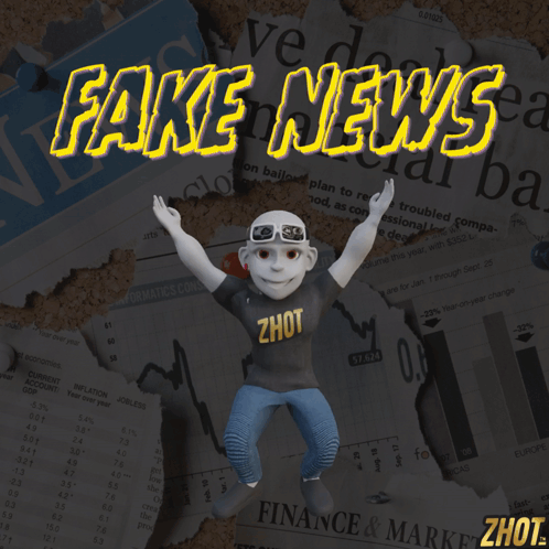 Cartoon Character Fake News