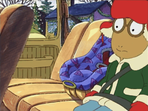 Cartoon Character Flying Saying Hi Arthur GIF