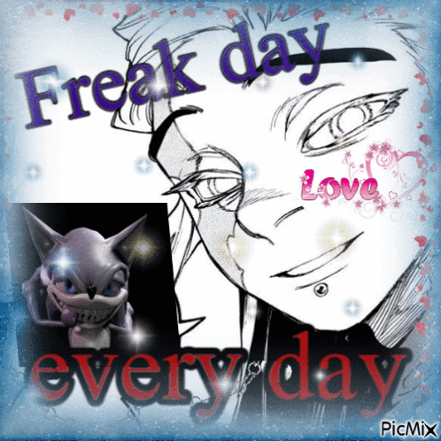 Cartoon Character Freak Day Every Day