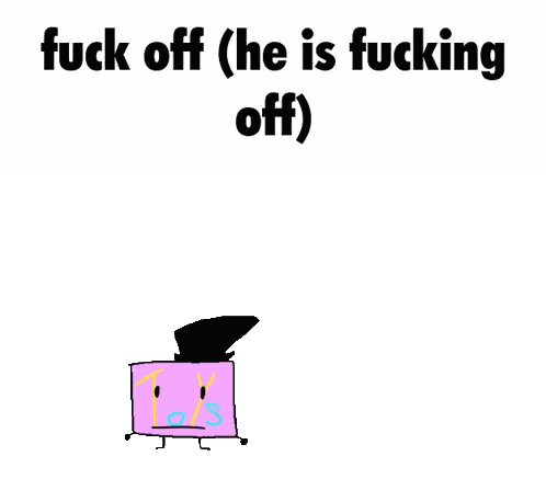 Cartoon Character Frowning with Top Hat