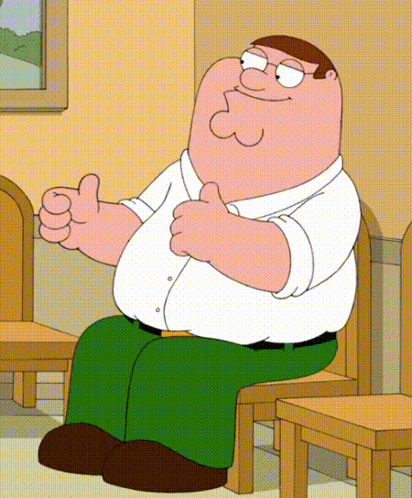 Cartoon Character Giving Thumbs Up