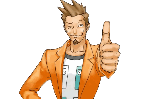 Cartoon Character Giving Thumbs Up