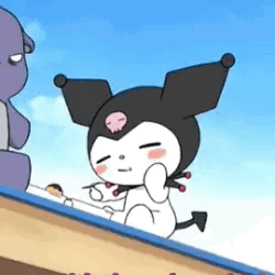 Cartoon Character Giving Thumbs Up On Skateboard GIF