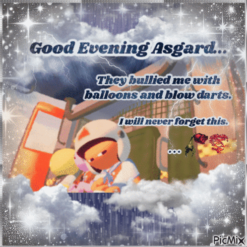 Cartoon Character Good Evening Asgard
