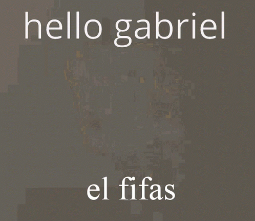 Cartoon Character Hello Gabriel El Fifas