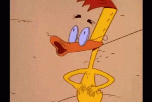 Cartoon Character Holding Another's Hand