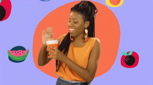 Cartoon Character Holding Cane In Front Of Brasil Map GIF