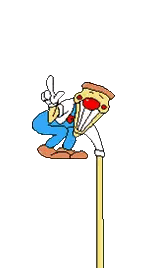 Cartoon Character Holding Gay Sex Sign