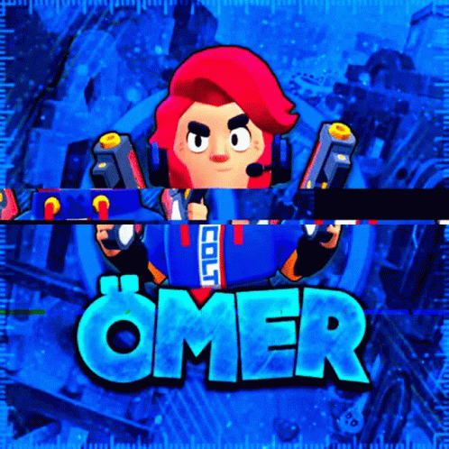 Cartoon Character Holding Gun Omer