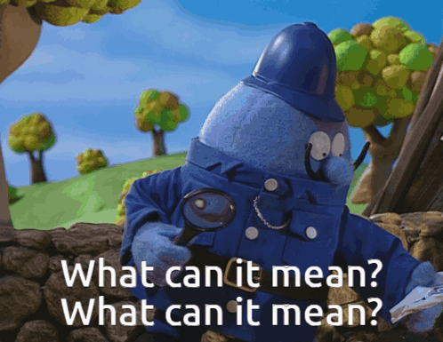 Cartoon Character Holding Magnifying Glass What Can It Mean GIF