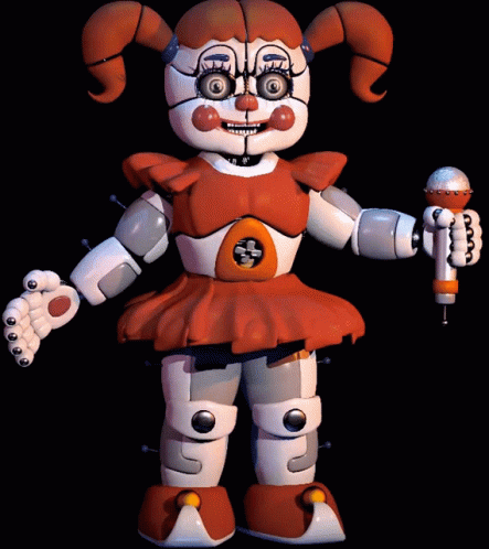 Cartoon Character Holding Microphone GIF