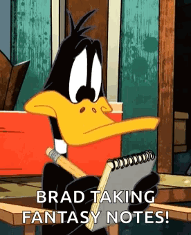 Cartoon Character Holding Notebook and Pencil