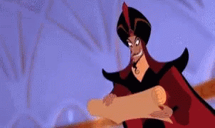 Cartoon Character Holding Paper
