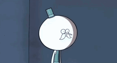 Cartoon Character Holding Paper GIF