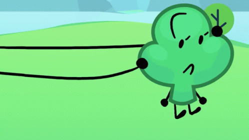 Cartoon Character Holding QR Code