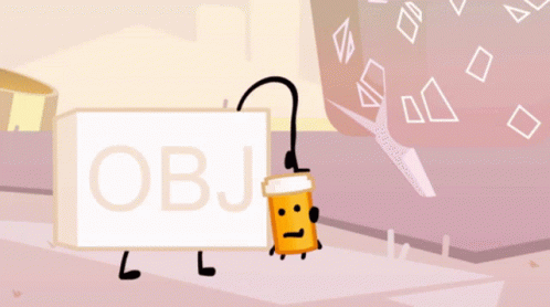 Cartoon Character Holding Sign Saying Object