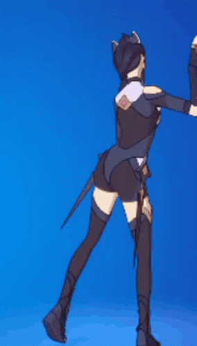 Cartoon Character Holding Sword