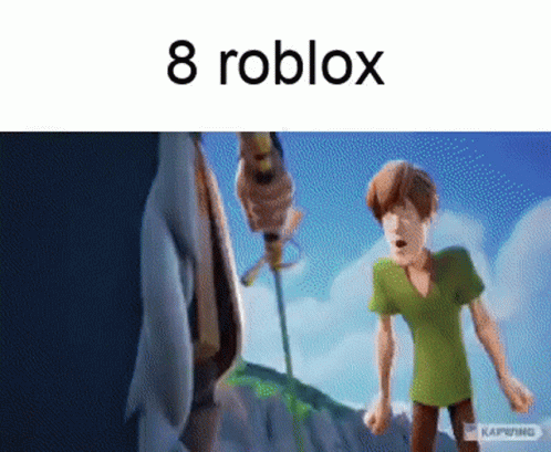 Cartoon Character Holding Sword 8 Roblox GIF