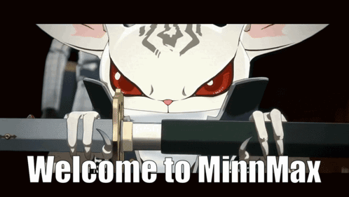 Cartoon Character Holding Sword Welcome to Minnmax