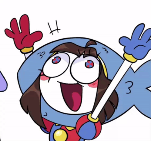 Cartoon Character Holding Sword With Number 3