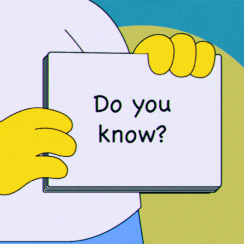 Cartoon Character Holding Woman Do You Know Sign