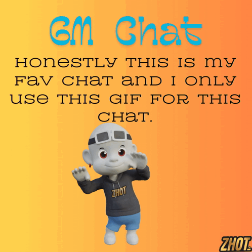Cartoon Character Honestly This Is My Fav Chat And I Only Use This Gif For This Chat