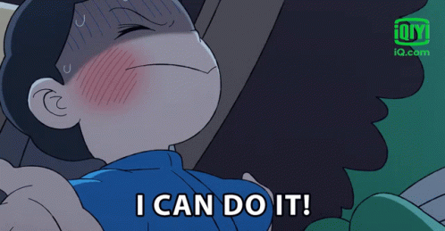 Cartoon Character I Can Do It Ig.com Logo GIF