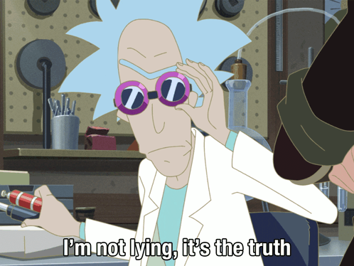 Cartoon Character I'm Not Lying It's The Truth