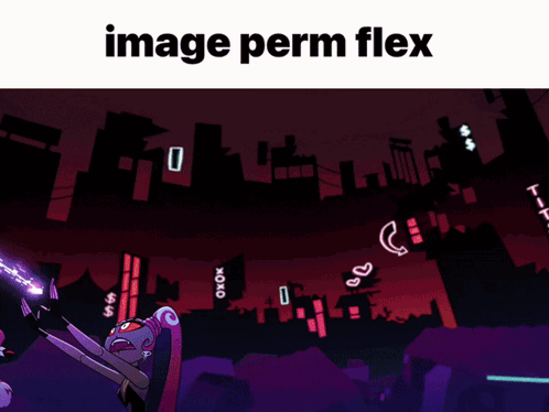 Cartoon Character Image Perm Flex GIF