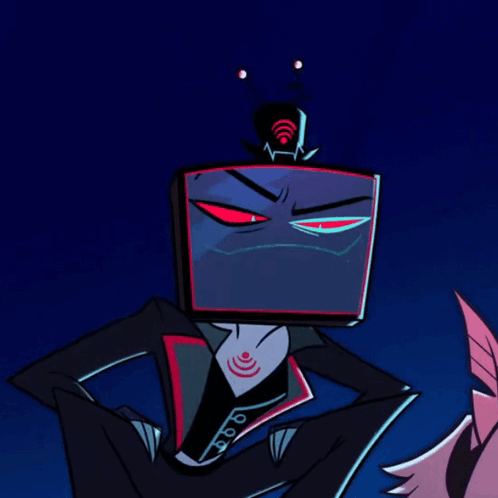 Cartoon Character in Black Suit and Top Hat