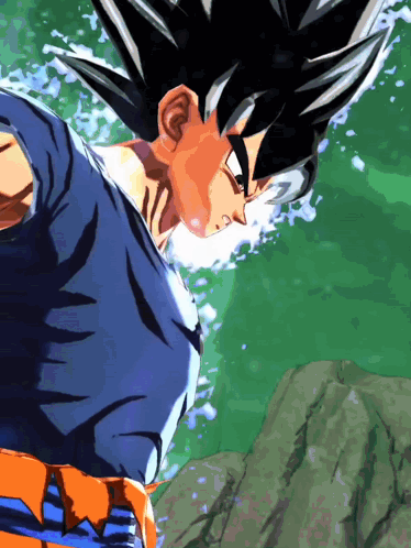Cartoon Character In Blue Shirt And Orange Pants GIF