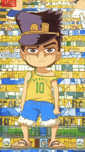Cartoon Character In Brasil 10 Shirt GIF