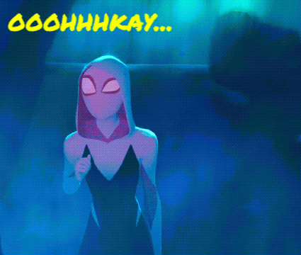 Cartoon Character In Dark Room Saying Ooohhhkay GIF