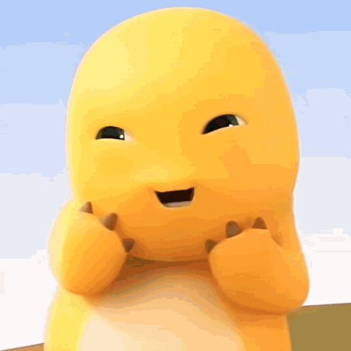 Cartoon Character In Front Of Andros Sign GIF
