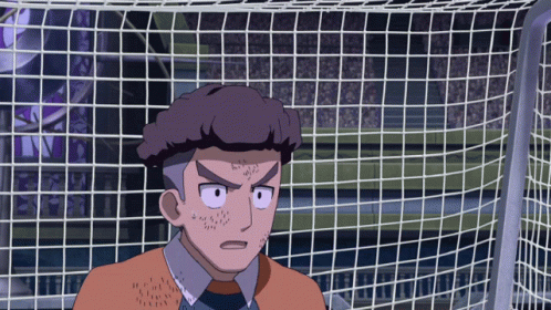 Cartoon Character In Front Of Net GIF