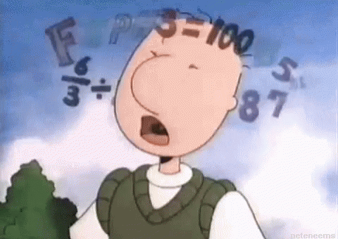 Cartoon Character in Front of Number Wall