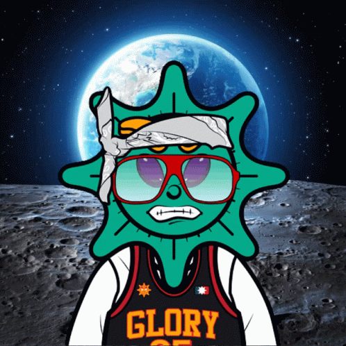 Cartoon Character in Glory Jersey