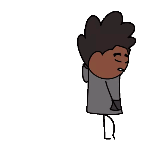Cartoon Character in Hoodie Walking