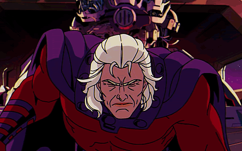 Cartoon Character In Purple Cape Holding Yellow Circle GIF