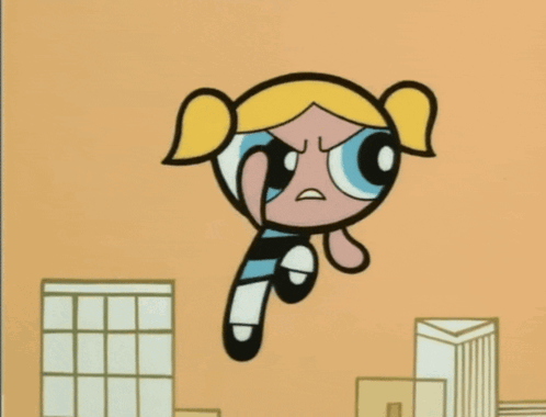 Cartoon Character In Purple Outfit GIF