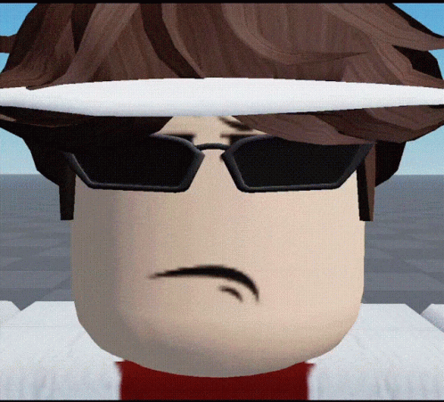 Cartoon Character in Sunglasses and Hat