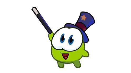 Cartoon Character in Top Hat Holding Wand