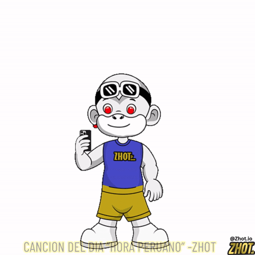 Cartoon Character In Zhot Shirt GIF