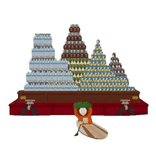 Cartoon Character Kneeling Before 09 Display