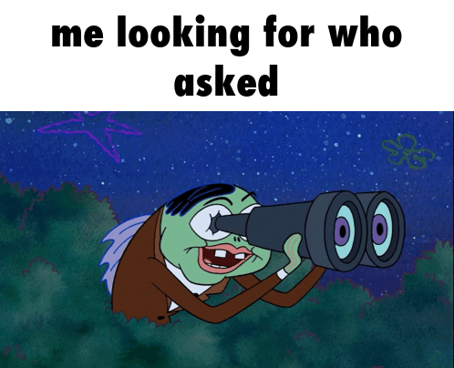 Cartoon Character Looking Through Telescope