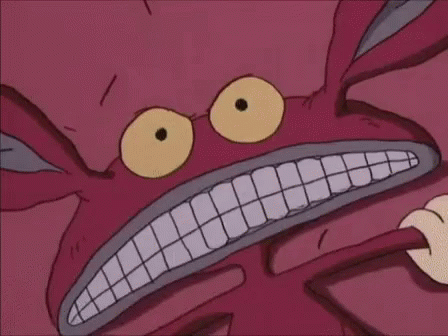Cartoon Character Lying on Floor
